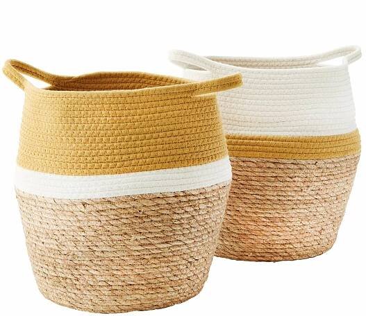Úložný koš s uchy Rush/Cotton 35 cm