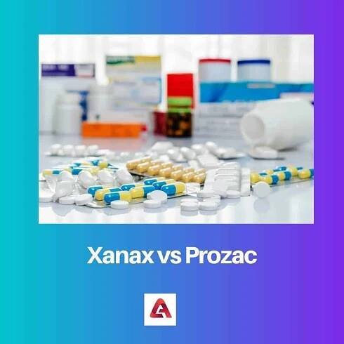 Xanax vs Prozac: Rozdíl a srovnání