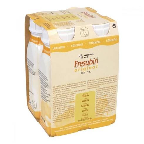 FRESUBIN Original roztok s vanilkovou příchutí 4 x 200 ml