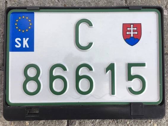 Prevozné ŠPZ (céčkové značky, prevozky)