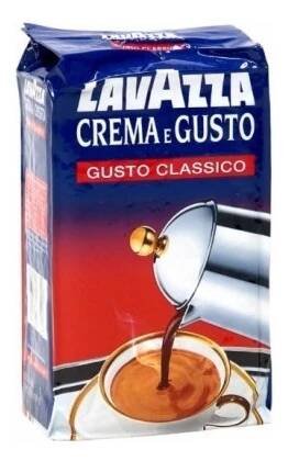 Lavazza Crema e gusto 250g mletá - ItalyShop.cz