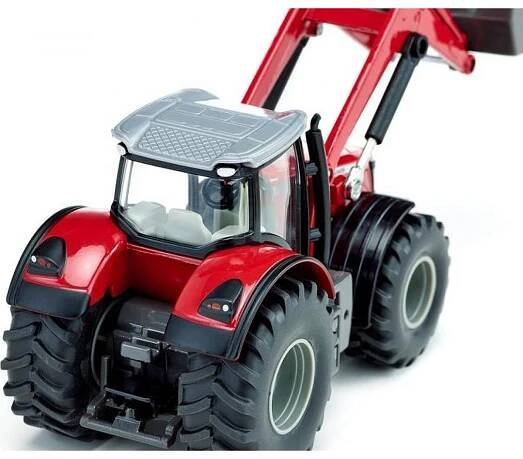 Siku Massey Ferguson s pásovým dopravníkem červený