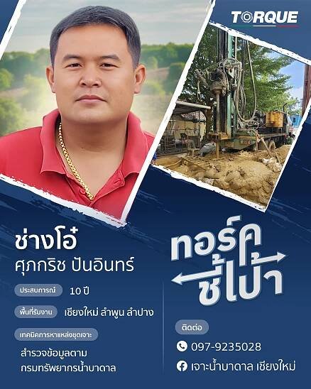 ทอร์คชี้เป้า ประจำเดือนธันวาคม 2566 - ปั๊มน้ำ TORQUE