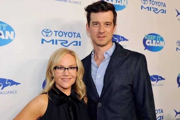 Rachael Harris and Christian Hebel