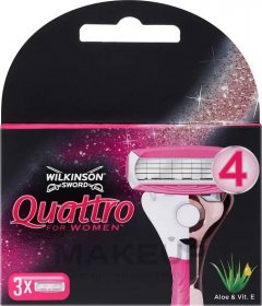 Wilkinson Sword Quattro For Women - Náhradní hlavice k holicímu strojku