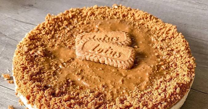 Nepečený Lotus cheesecake