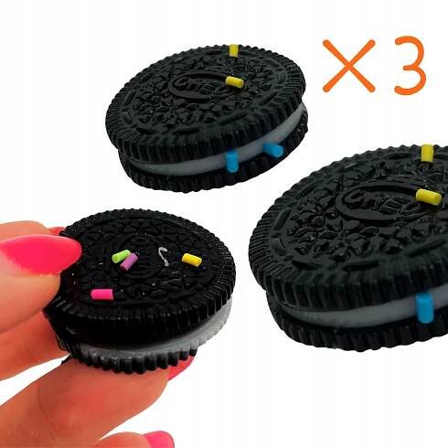 OREO SENZORICKÉ SUŠENKY ANTISTRESOVÁ HRAČKA SQUISHY ADHD IS 4,5 CM