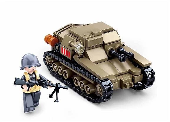 Stavebnice Sluban Army malý italský tank M38-B0709