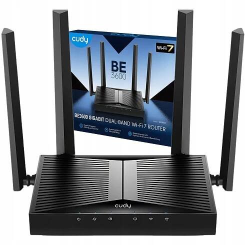 Bezdrátový router WIFI 7 BE3600 Cudy WR3600H 2,5G router VÝKONNÝ DOSAH VPN