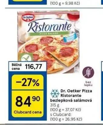 Tesco Dr. oetker pizza ristorante nabídka