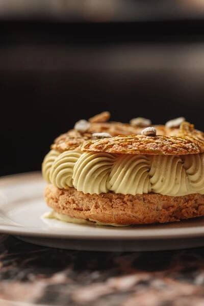 Pistachio Paris-Brest Spring Menu 2025
