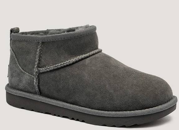 Sněhule KIDS'' CLASSIC ULTRA MINI UGG | šedý s příměsí vlny 1130750K