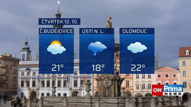 Předpověď počasí 12. 10. 2023