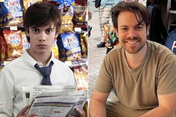 Alexander Gould in 'Weeds' ; Alexander Gould in May 2024.