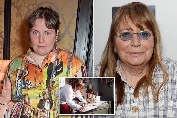 Penny Marshall, Drew Barrymore and Lena Dunham