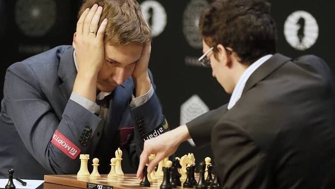 Schach-WM: Sergei Karjakin gegen Weltmeister Magnus Carlsen