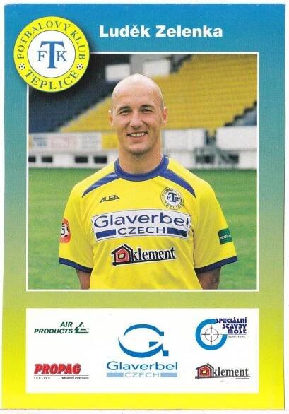 Fotbalista FK Teplice Luděk Zelenka