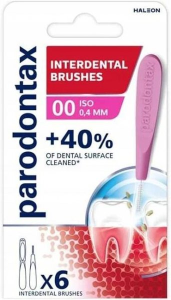 Parodontax mezizubní kartáčky 0,4 mm s hygienickou vložkou, 6 kusů