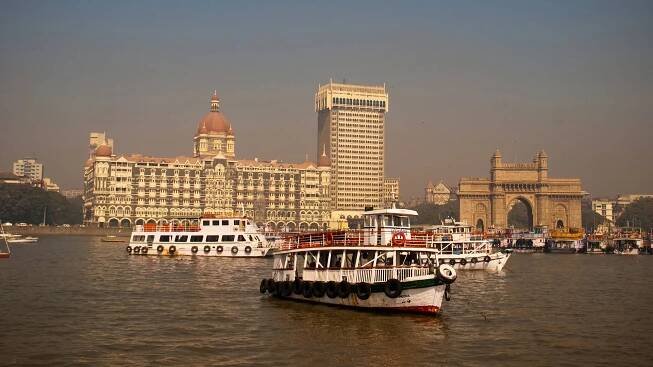 Sailing near the Gateway of India