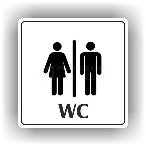 Piktogram - WC MUŽI/ŽENY jen za 88,50 Kč ✅ | Piktogramy-cedule.cz