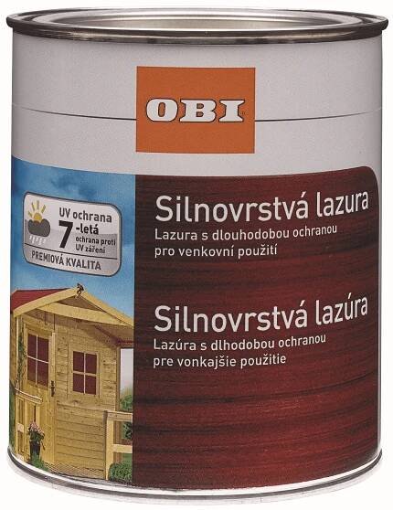 OBI Silnovrstvá lazura 0,75 l týk