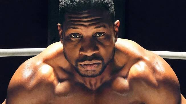 Disgraced Marvel star Jonathan Majors has landed his first lead role following assault and harassment convictions. Jonathan Majors Michael B Jordan, Michael B Jordan Killmonger, Michael B Jordan And Jonathan Majors, Johnathan Majors Creed 3, Michael B Jordan And Tessa Thompson Creed, Kang El Conquistador, Kang The Conqueror, Movie Magazine, Dodger Stadium