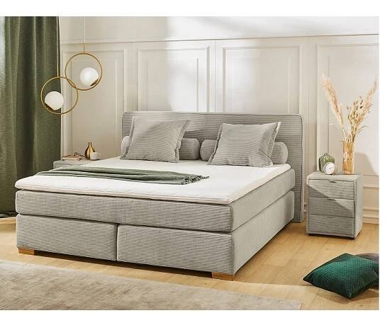 Postel boxspring LIA béžová | Sconto