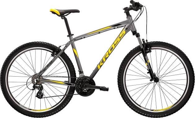 Kross Hexagon 2.0 27,5" Graphite/Black/Yellow Gloss 2022, M