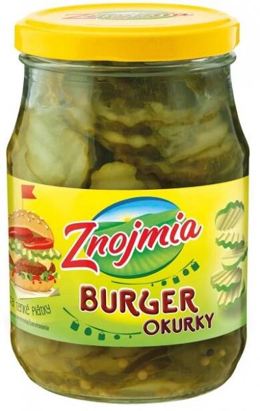 ZNOJMIA Okurky Burger 340g (10)