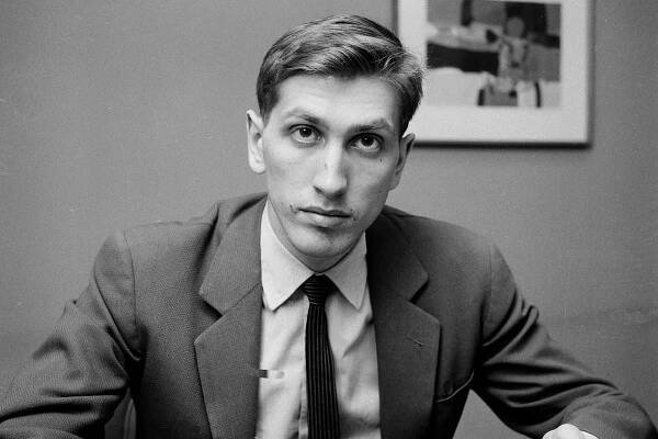 April 28, 1962 file photo shows chess star Bobby Fischer of Brooklyn, N.Y., in New York.