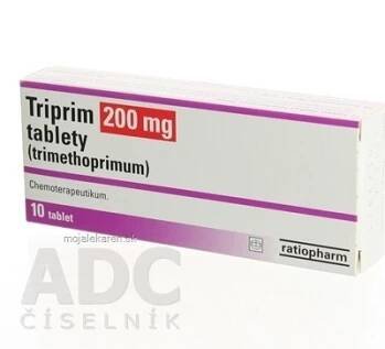 TRIPRIM 200 MG-TABLETY  10X200MG Tablety (Bakteriální infekce)