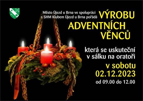 Výroba adventních věnců, 2.12.2023 - Újezd u Brna