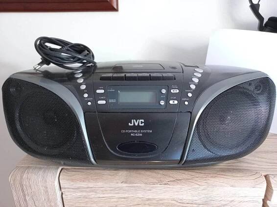 Retro JVC CD,kazeták, rádio