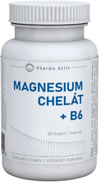 Pharma Activ MAGNESIUM CHELÁT + B6 cps.60