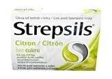 Lék na bolest v krku RECKITT Strepsils Citron bez cukru 0.6mg-1.2mg pas.24