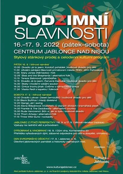 Jablonecké podzimní slavnosti, autor: Kultura Jablonec