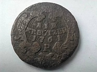 mince Krejcar 1761 P, č. L56