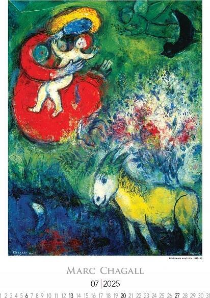 SPEKTRUM GRAFIK Nástěnný kalendář Marc Chagall 2025
