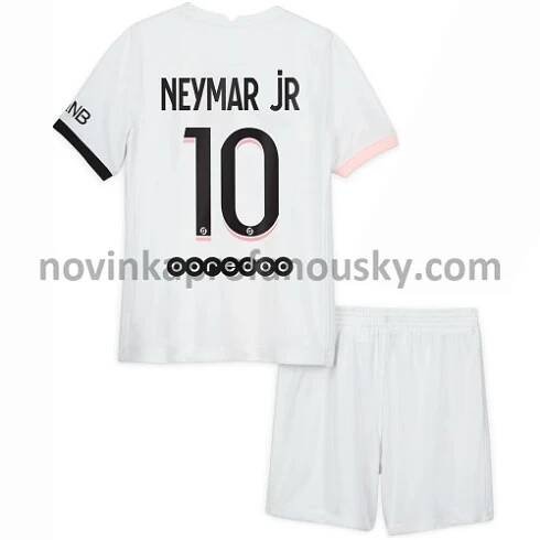 Paris Saint-Germain Dres Neymar Jr 10 Venkovní Fotbalové Dresy pro Děti 2021-2022