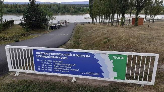 Rekreační areál Matylda v Mostě.