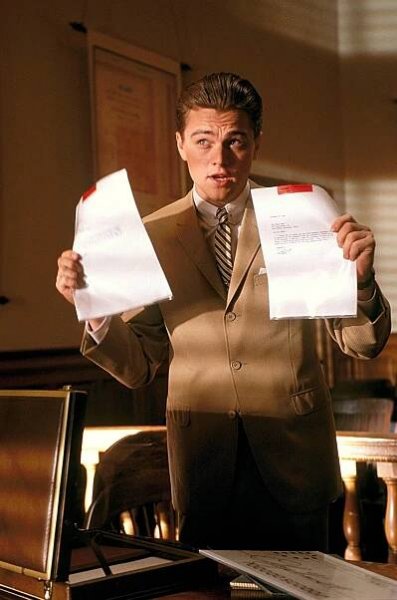 Leonardo DiCaprio in Chyť mě, když to dokážeš (2002)