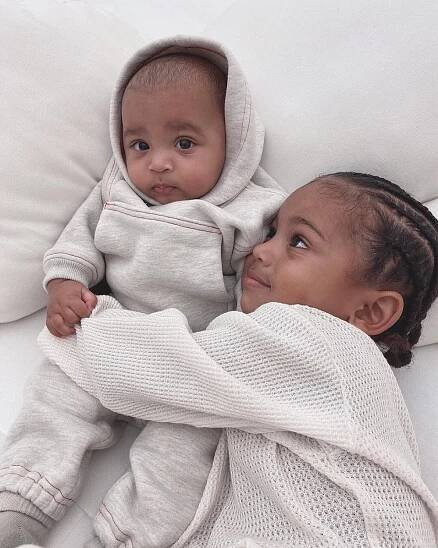 Photos of Kim Kardashian and Kanye West's Son Psalm West