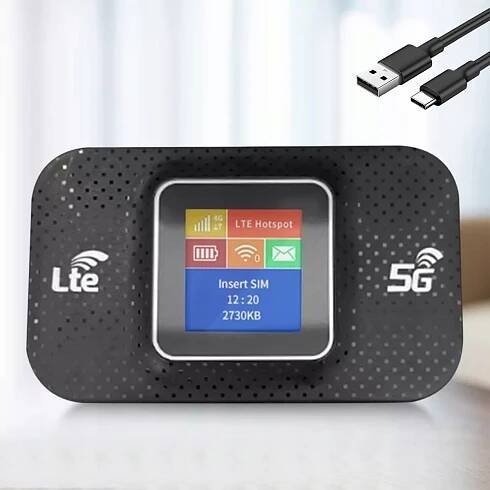 Mobilní přenosný 4G LTE router na SIM kartu Rebel WIFI 3650 mAh 150Mbps Stav balení originální