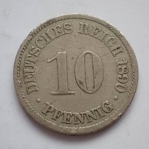 10 Pfennig 1890 A (28.3.E.4)