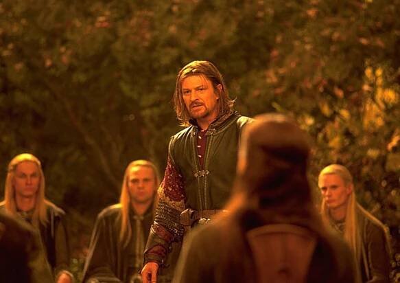 FOTO: Sean Bean jako Boromir v Pánovi prstenů od Petera Jacksona.