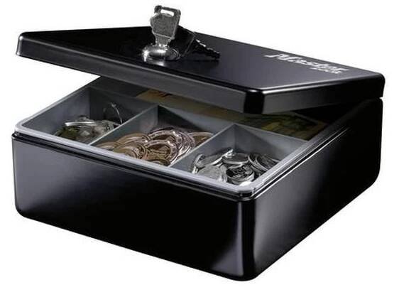 Víceúčelový pokladní uzamykatelný box Master Lock KDS1EURHRO - Bezpečný domov