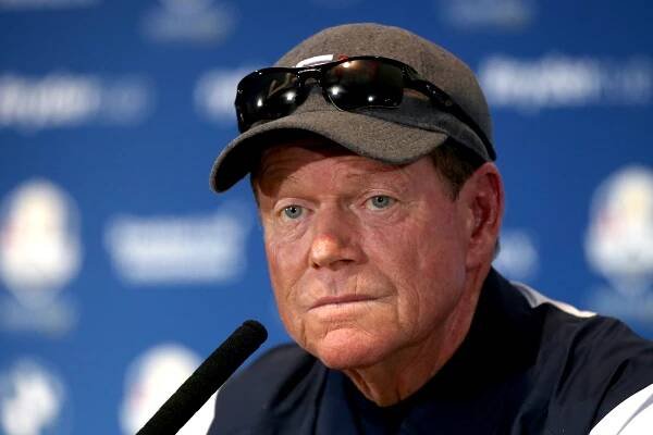 U.S. team captain Tom Watson