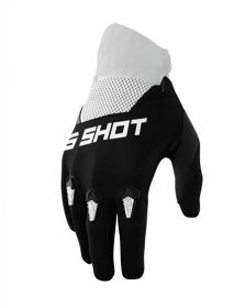 Motokrosové rukavice Shot Devo černo-bílé výprodej