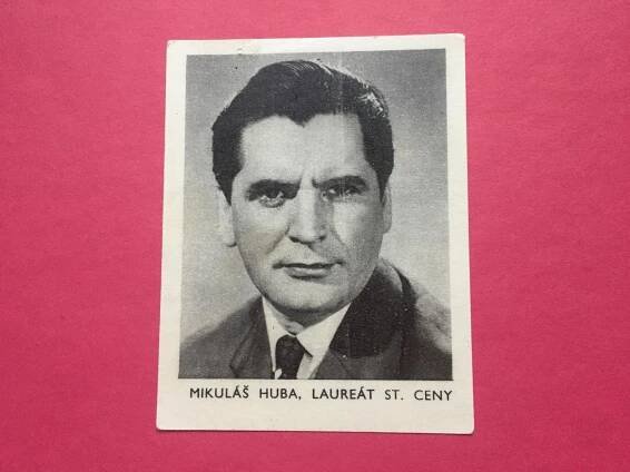 Mikuláš Huba z vývěsky herců biografu Palác Lucerna Praha