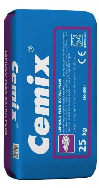 Cemix Flexibilní lepidlo Flex Extra Plus C2TES1; 25 kg